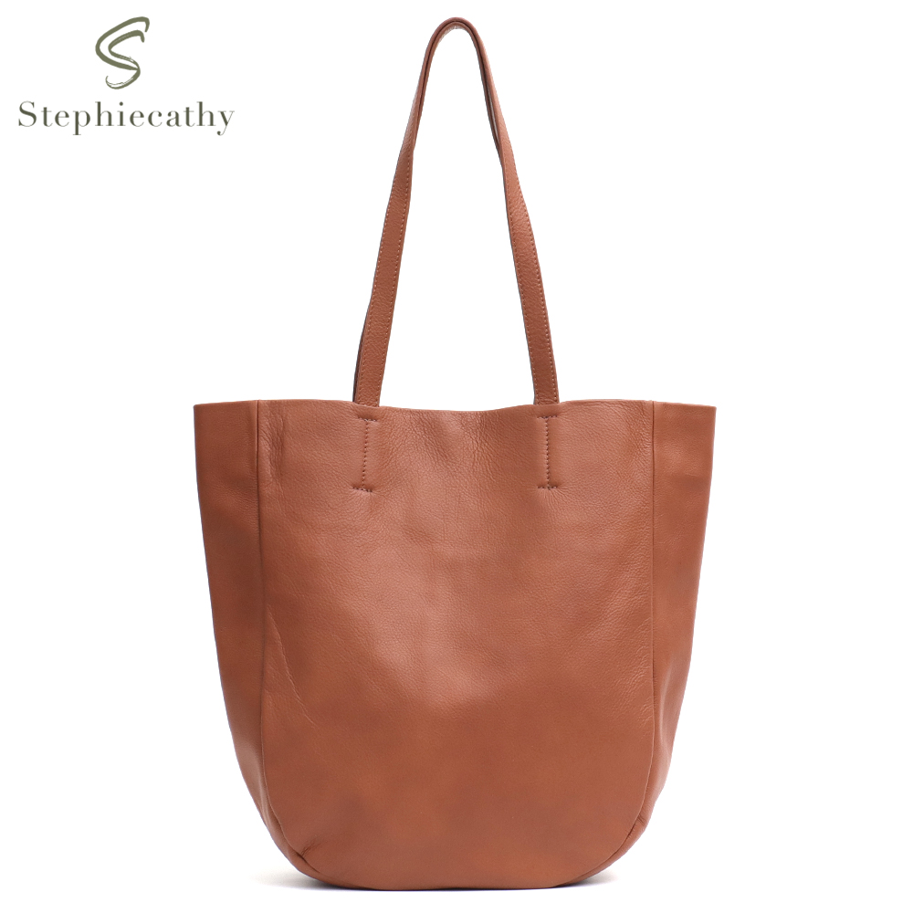 Luxury Bags For School - Tas Bahu Wanita Kulit Asli Italia