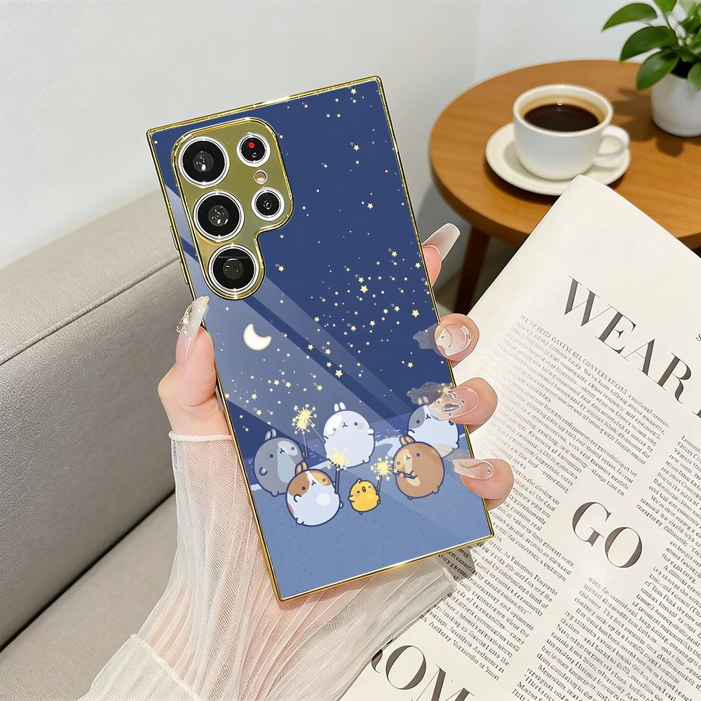 Luxury Bags Quotes - Casing Ponsel Kartun M-Molang Kawaii Mewah