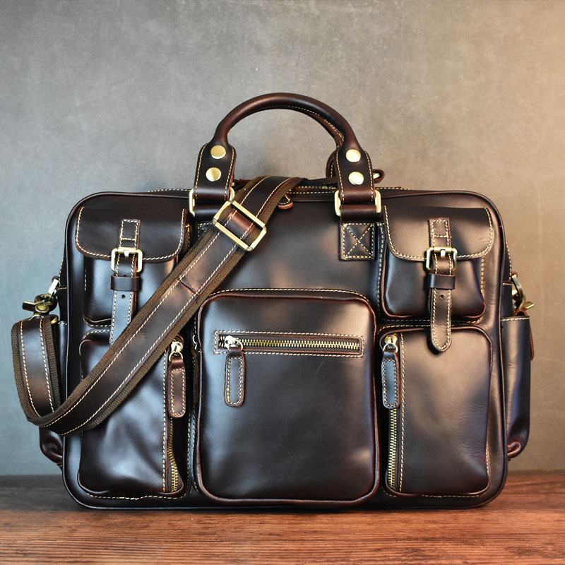 Luxury Bags Luggage - Tas Bahu Hitam Pria Antik Tas