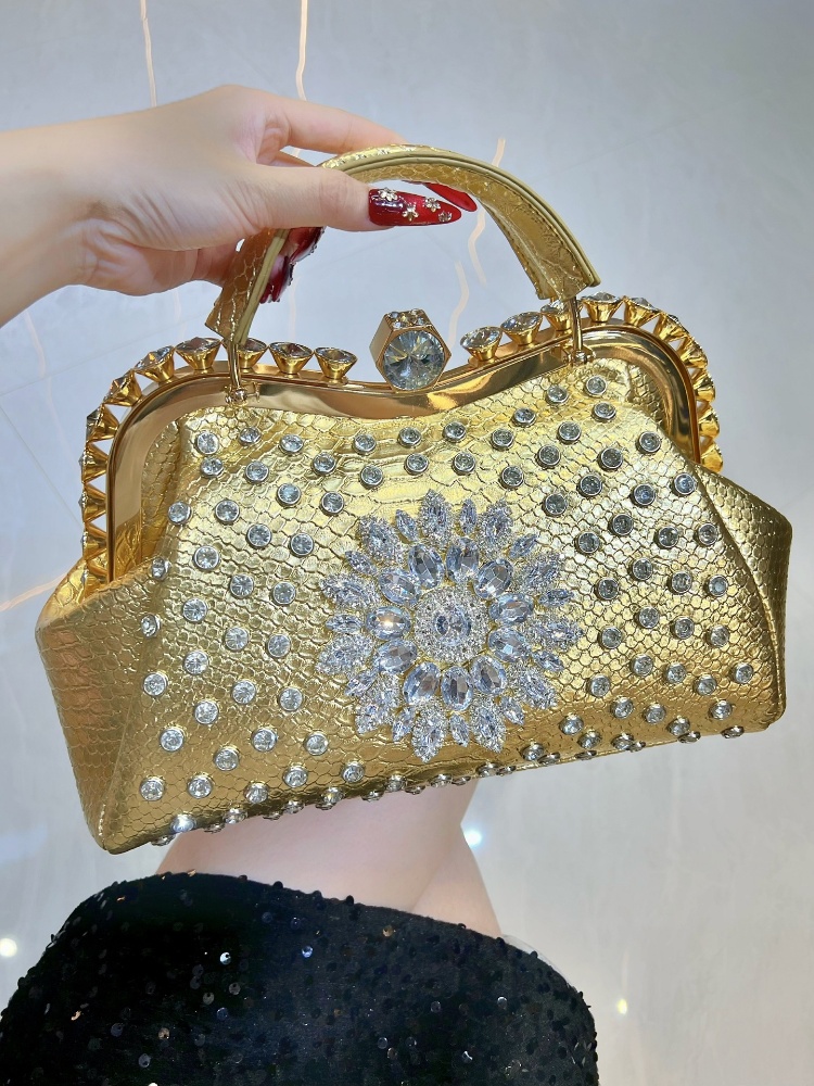 Luxury Bags Levels - Tas Tote Pola Buaya Berlian Imitasi