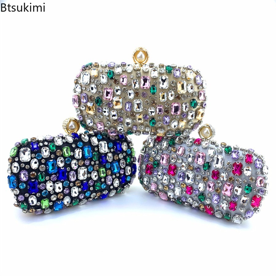 Luxury Bags Classy - Tas Malam Mewah Bertabur Berlian Imitasi