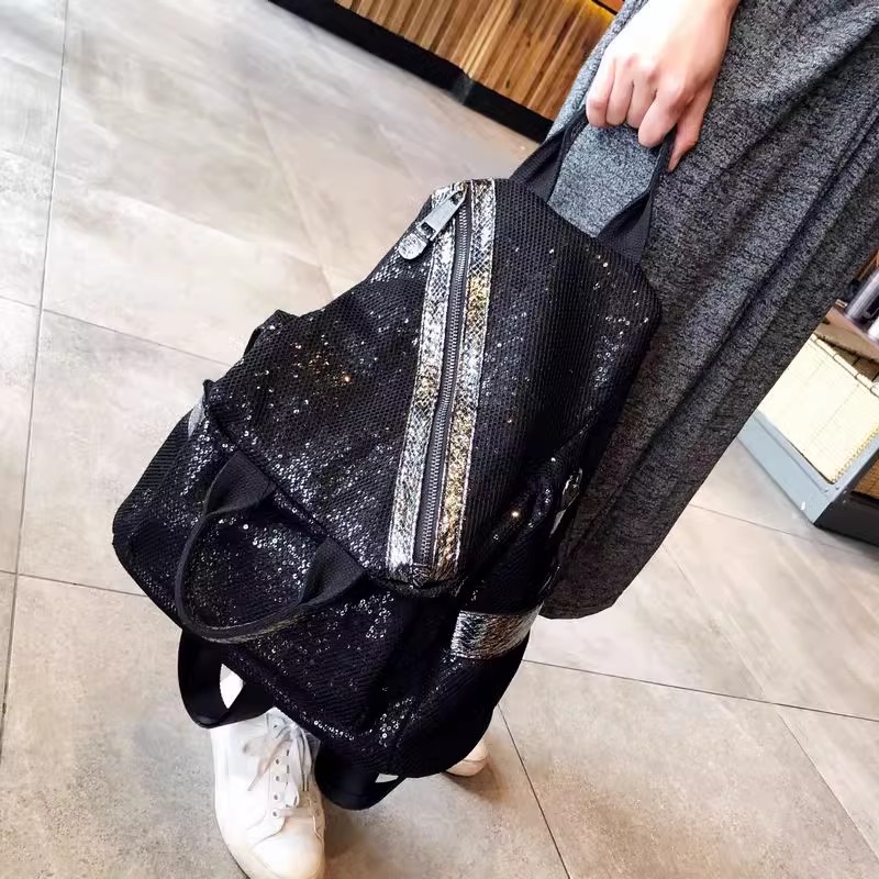 Tas punggung payet nilon wanit - Luxury Bags For School ulasan dan harga