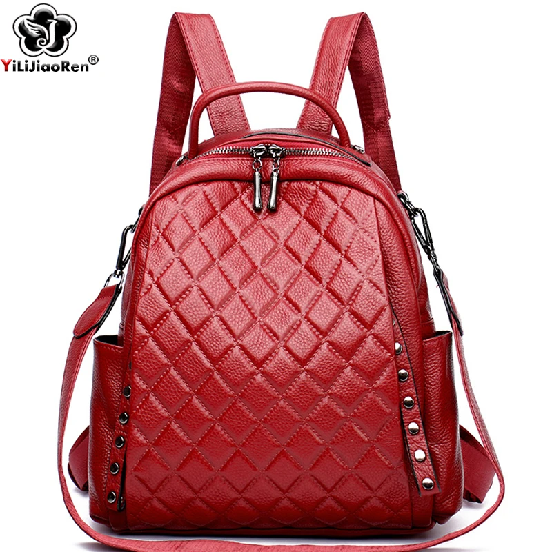 Ransel Kulit Asli Tas Bahu Wan - Luxury Bags For School ulasan dan harga