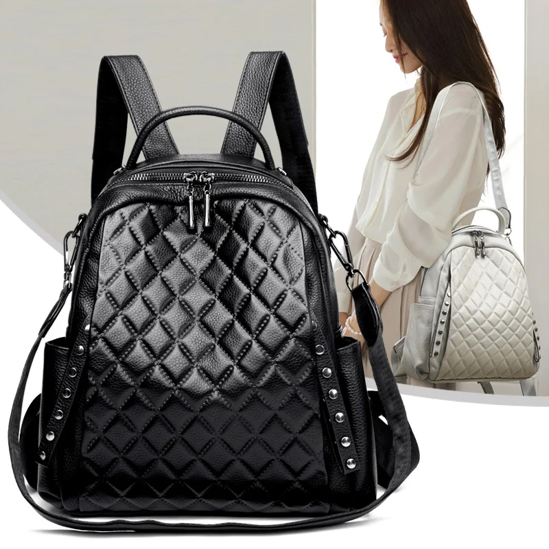 Ransel Kulit Asli Tas Bahu Wan - Luxury Bags For School ulasan dan harga