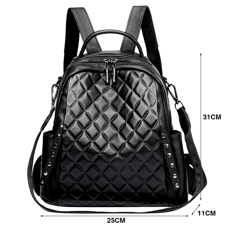 Ransel Kulit Asli Tas Bahu Wan - Luxury Bags For School ulasan dan harga