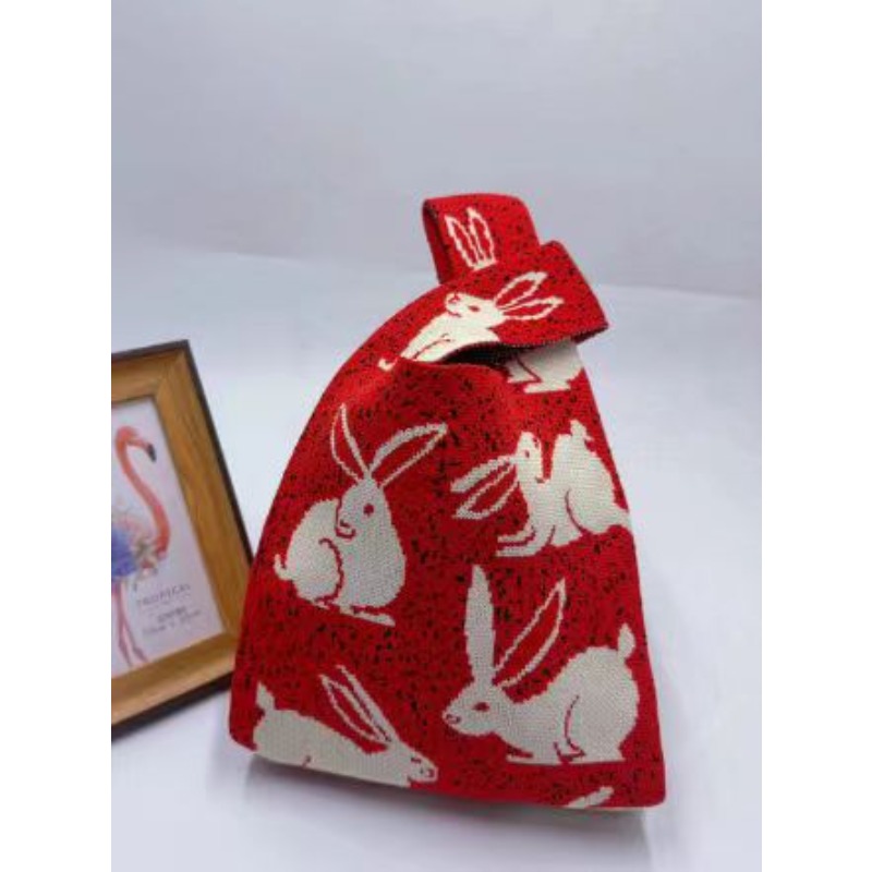 Tas Tote Rajut Mewah Miffy Red - Luxury Bags Luggage ulasan dan harga