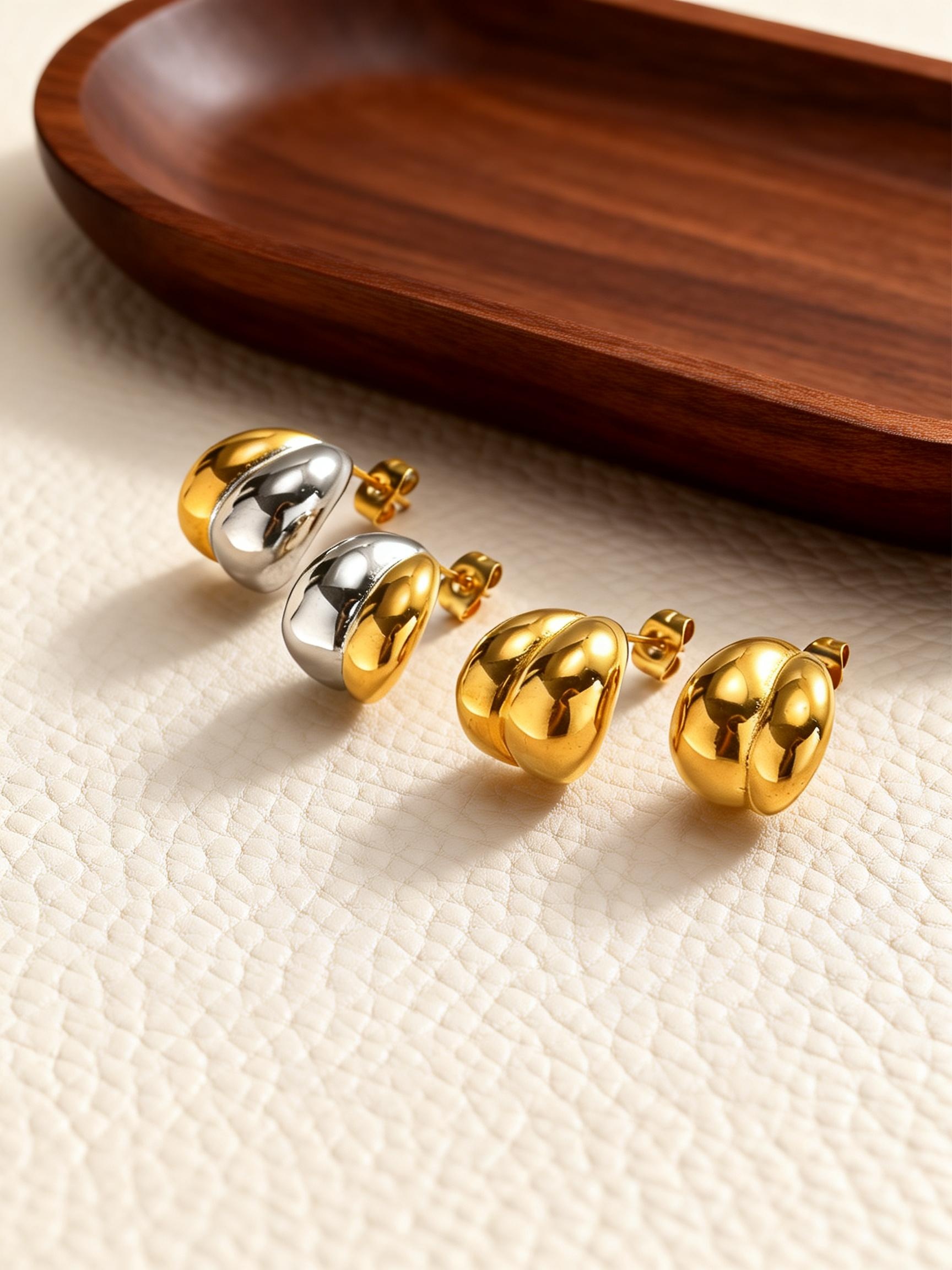 Anting-anting stud tetesan air - Luxury Bags Wholesale ulasan dan harga