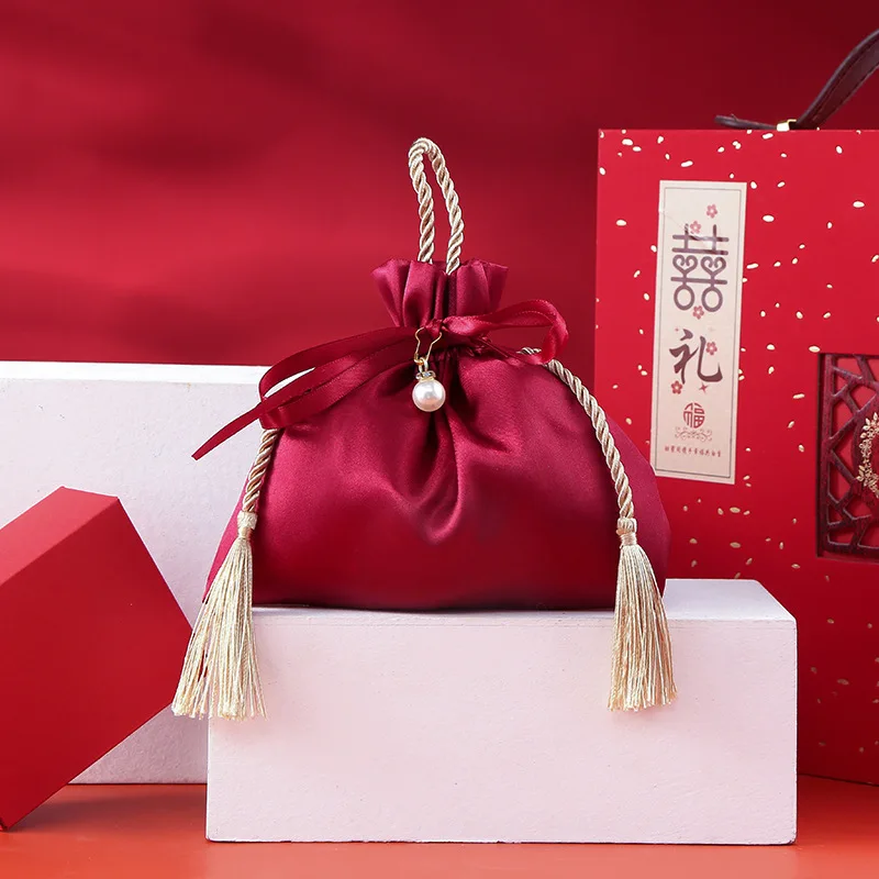 10 buah tas hadiah sutra kantu - Luxury Bags For School ulasan dan harga
