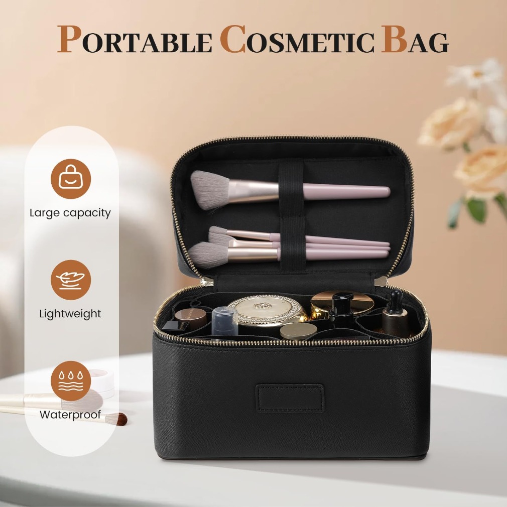 Tas Makeup Kulit Motif Burung  - Luxury Bags Wholesale ulasan dan harga